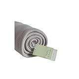 Stellou & friends Babydecke aus 100% Baumwolle, weiche Neugeborne Baby Kuscheldecke, Baby Erstausstattung, kuschelige Kinderwagen Decke, Oeko-TEX Zertifiziert, Geschenk zur Geburt (Grau, 88 x 88 cm)