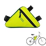 Dreieckstasche Fahrrad, Fahrradtasche Rahmentasche, Rennrad Tasche,Fahrrad Rahmentasche, Werkzeugtasche Triangeltasche ideal für Fahrradschloss, Werkzeug, Regenjacke Fahrradtasche Rahmen