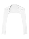 iEFiEL Herren Offen Vorne Crop Top Kurz Langarmshirts Cardigan Top Einfarbig Oberteile Bauchfrei Sommershirts Sissy Lingerie Weiß Einheitsgröße