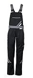 Planam 2719040 Highline Damen-Latzhose, Schwarz/Schiefer/Zink, Größe 40