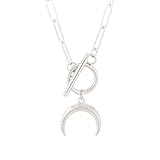 Zubehör Sterling Silber Punk-Anhänger Knebelhalsketten Damen, Unisex Dicke Kette Knebelhalskette – Vintage Herz Knebelanhänger-Halsband, OT-Schnalle Knebelverschluss für Weihnachten, Geburtstag,