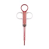 Pet Pill Plunger Popper, Pillenspender, Haustier-Piller, wiederverwendbare Spritze, Tablettenspender, weicher Pillenschieber, ein