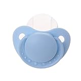 EHOTER Schnuller Große Größe Lebensmittelqualität Silikon Erwachsene Schnuller Lustige Eltern-Kind-Spielzeug Baby Schützendes Design (Blau)