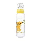 Tigex Air Control Fläschchen | + 6 Monate | 330 ml | Silikon Schnuller | Anti-Kolik | BPA-frei | Disney Bambi oder Simba