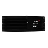 COMPRESSPORT Free Belt Pro Unisex - Trail Belt – Ergonomisch – Ultraleicht – Kein Wackeln – Großes Fach – Schwarz