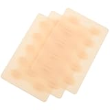 TOPPERFUN 3 Blätter Teiliges Silikon Fake Lip Übungshaut Flexible und Langlebige Kunsthaut für Lippen tattoo und Make up Praxis Geeignet für Anfänger und Beauty salons
