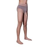 Dobovova Herren Strumpfhose Herren See Through Nude Tights Dessous Pantyhose 10D Socken Mit Nahtloser Mantel Hosiery Geschlossen (Haut, One Size), Von der Haut, Einheitsgröße