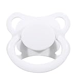 Landofgenie Großer Saugerschild Schnuller für Erwachsene Weiß