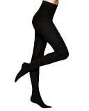 Vogue Merino Wool Tights Wollstrumpfhose für Damen, Schwarz L