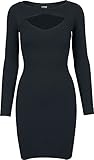 Urban Classics Damen Ladies Cut Out Dress Kleid, Schwarz, M EU