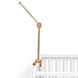 Baby Mobile Halterung Holz für Babybett,Mobile Halterung Wickeltisch,Mobiles Gestänge für Babybett,Babybett Klingelhalterung,für Aufhängung Windspiele Bettglocke