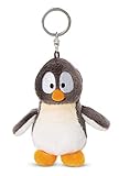 NICI 48300 Schlüsselanhänger Pinguin Noshy 10cm Green, GRAU