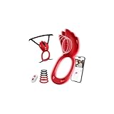 Tagnaff Upgrade KI-interaktiven Vibrator mit 6 Penisring, Sex Spielzeug für die Paare Frau, APP Fernbedienung 9 Vibration Modi für Frauen Klitoris, Leise Fesseln Bdsm Sexspielzeug für Paare Extrem Se