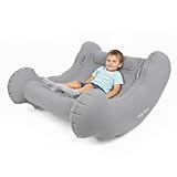 KiddyMoon Sensorischer Stuhl Rocker Für Kinder Sensorische Wippe Mit Pumpe, Grau,L