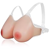 Vollence C Cup Strap on Silikonbrüste Silikon Brust gefälschte falsche Brustformen Brüste Brustprothesen Prothese für Mastektomie KreuzKommode Transfrauen Cosplay Krebs Transgender Crossdresser
