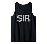 Sir Kinky Bondage Text Art - DDlg BDSM Role Play Fetish Gift Tank Top