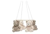 Jollein Mobile - Teddy Bear - Olive Green/Naturel - Für Mädchen und Jungen - Für Babybett und Kinderbett - Teddybären