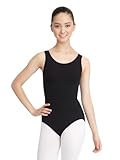 Capezio, Klassischer V-Ausschnitt, Camisole, Trikot für Damen, Schwarz, XL