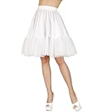W WIDMANN MILANO Party Fashion 01075 - Unterrock, Weiß, Petticoat, Kostümzubehör, Accessoire, Karneval, Mottoparty