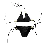 Ieron 1/6 Maßstab 12 Zoll weibliche Puppenkleidung, Damenfigur Puppenkleidungsset, Unterwäscheset, Bikini-Badeanzug für Actionfiguren - (Schwarz)