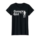 Satans Girl Lady Demon Rock Heavy Metal Punk Femdom T-Shirt T-Shirt