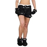 KlinikBondage ABDL Fetisch Set Erotik BDSM Keuschheit Fessel-Set - sehr stabil Sex Toy DDLG I handgefertigt aus Baumwolle (Schwarz, Groß)