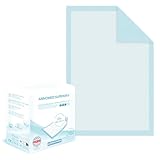 25x ARNOMED Inkontinenzunterlage Einweg , saugfähige Krankenunterlagen 60x40cm, Baby Wickelunterlage Einweg, 5-lagige Zellstoff Unterlagen Bett bei Inkontinenz, Betteinlagen Einweg, Wickelunterlage