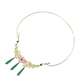 JUSONGKWCP Tagebücher Apothekerin Halskette Anime Figur Maomao Cosplay Necklace Accessories Grüne Edelstein Anhänger Jewelry
