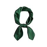 KOOYOL Damen Seidentuch Seide Leicht Seidenschal Bandana Halstuch Kopftuch Elegante Schal Tuch Geschenk für Frauen