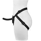 Obaie Strap On Umschnall für Frauen - Verstellbarer Strapon Harness für Paare & Pegging - Strap On Dildo mit O-Ringen - Umschnalldildo für Männer - Sexspielzeug Strapon klein & klassisch - Schwarz