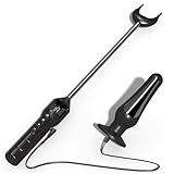 Extrem Elektro Shock Peitsche mit Butt Plug Zubehör(s/m/l) SM Spanking Flirtende Flogger Elektrische Stimulator Peitsche Analdildo Analplugs BDSM Bondage Set Paddel Sexspielzeug für Frauen Paare(M)