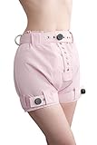 ABDL Strapazierfähige abschließbare Windelhöschen, Anti-Windelentfernung, Ault-Baby-Shorts mit Segufix-Verschlüssen, Rosa, Minze und Blau (Größe M, Babyrosa)