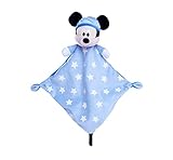 Simba 6315870352 - Disney Gute Nacht Mickey Maus Schmusetuch, Glow in The Dark Plüsch, Micky Mouse, Babyspielzeug, Kuscheltier, Trösterchen, ab den ersten Lebensmonaten geeignet