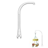 Floatdream Wiege Mobile Bett Glocke Halter, Halter Arm Halterung, Mobile Halterung, Abnehmbar und verstellbar zum Aufhängen von Bettglocken und Dekoration