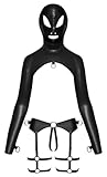 Bad Kitty Unisex Bondage Set S Harness, Schwarz, S