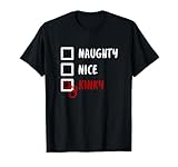 NAUGHTY NICE KINKY Handschellen Sadomaso SM Fetisch Geschenk T-Shirt