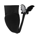 FEESHOW Herren Hiding Gaff String Tanga Unsichtbare Shaping Unterhose Crossdresser Transgender Unterwäsche Schlüpfer Schwarz L