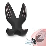 BDSMYOU V-Port Hohl Analplugs Buttplug,Analplug für Männer Frauen Anfänger,Anal Tunnel Plug Anal Spekulum Anal Spreizer Einlauf Analdusche für Analverkehr,Anal Plug Anal Dildo Analspielzeuge (S)