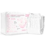 LittleForBig Verstellbare Klebestreifen Erwachsenen Windeln 10 Stück - ABDry Ultra Saugfähige Windeln Weiß (Medium 71-96 cm)