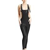 HOUXINQWWP Latzhose in Übergröße für Crossdresser, verstellbar, Hosenträger, Freizeithose, Streetwear, Leder, PVC, Hosenträger, für den Alltag, Schwarz , 54