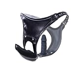 Strap on Umschnalldildo OnundOn Umschnall-Dildos Herren Slip mit Innendildo Dildos Anal Plug Keuschheitshose mit Analdildo Sex Spielzeug für Mann Frauen Schwarz 13cm