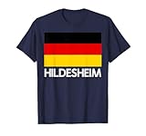 HILDESHEIM Deutschland Deutsche Flagge Männer Frauen T-Shirt