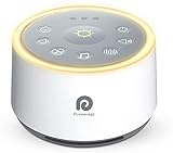 Dreamegg White Noise Machine - D1 Einschlafhilfe Babys mit Nachtlicht White Noise Machine Baby 24 HiFi Klänge Weißes Rauschen Soundmaschine Sound Machine mit Timer für Kinder Erwachsene Zuhause USB
