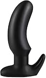 GYL Buttstecker Super Weiche Silikon Butt Stecker Männlich Prostatat Massagegerät Weiblich Anal Dildo BDSM Anal Ball Keuschheit Penis Käfig Männlich Weibliche Paar Anal Spielzeug,Schwarz,M