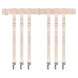 Strumpfgürtel Elastische Oberschenkel , Strapsgürtel Damen Mit 6 MetallClips Hohe Strumpfhalter, Sexy Socken Strapshalter Hüfthalter Strumpfhalter Für Kompressionsstrümpfe Cosplay Party Dessous