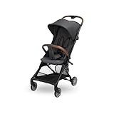 Bebeconfort Zephir, kompakter Baby Kinderwagen, 0–4 Jahre (bis zu 22 kg), leichter Reise Buggy (5.6 kg), in Kabinengröße, flacher und verstellbarer Sitz, Aufbewahrungskorb, Mineral Graphite