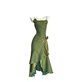 YIMAISZQ Kleid Sommer Frauen Französisch Vintage Spaghetti Strap Frocks One-Piece Abend Party Shoujo Gyaru Hochzeit Ballkleid