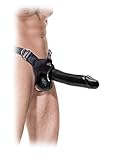 Pipedream Fetish Fantasy Extreme Hollow 12" Strap-On, Black, 25,5 cm