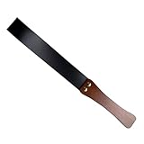 SM Paddel Spanking Paddle, Leder Paddel, Fetish Fantasy Sex Spielzeug Rollenspiel Zubehör, mit Griff aus Holz,für Pärchen Erotik Bondage Peitsche
