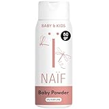 Naïf - Babypuder - 100% natürlich aus Reis hergestellt - Für Neugeborene geeignet - 0% Parfüm - Dermatologisch getestet - Natürlichen Ursprungs